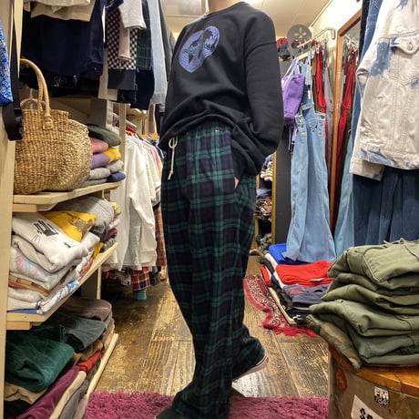 [USED] "TOMMY HILFIGER" パジャマPANTS💚