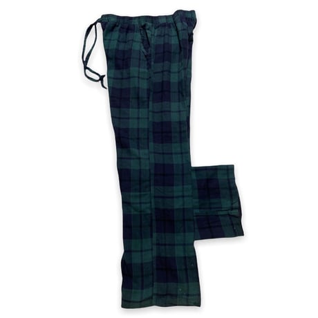 [USED] GREEN チェックネルパジャマPANTS
