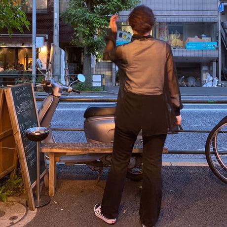 [USED] BLACKシースルー シャツ
