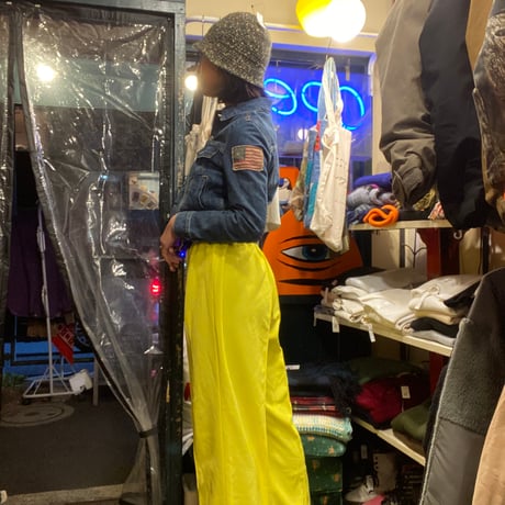 [USED]YELLOE🟨タックパンツ