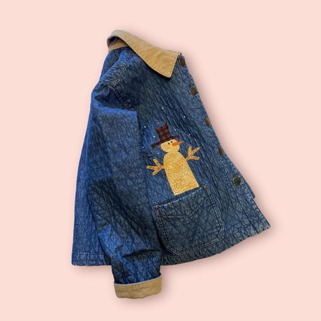 [USED] キルティングデニムjacket