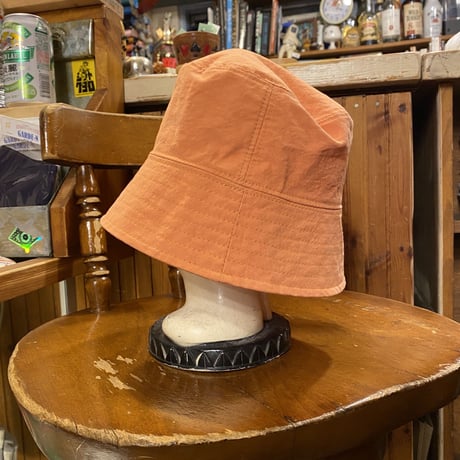 [USED] ORANGE COTTON BUCKET HAT🧡