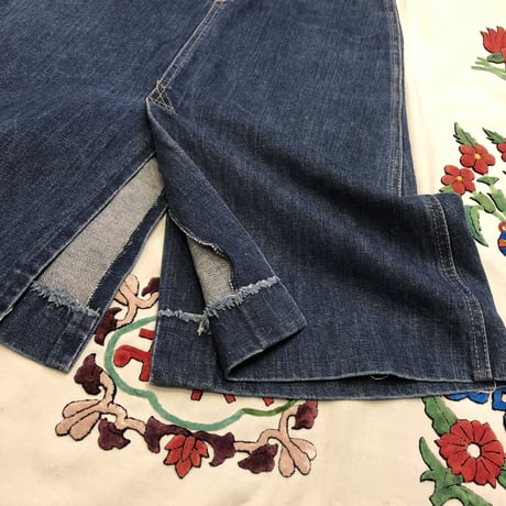 [USED] 70's スリットデニムスカート