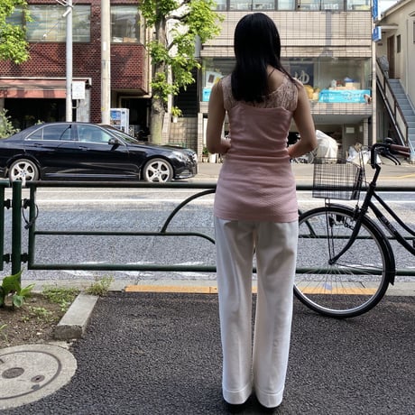 [USED] "BABY PINK" EURO VINTAGE キャミ♡