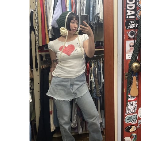 [USED] I❤️MY boyfriend ピチtee