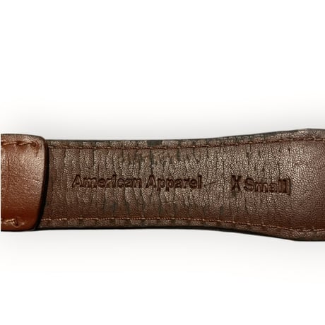 [USED] アメアパ CANVAS × レザー ベルト W28~30
