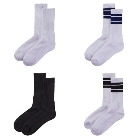 [SELECT] RIB CREW SOCKS