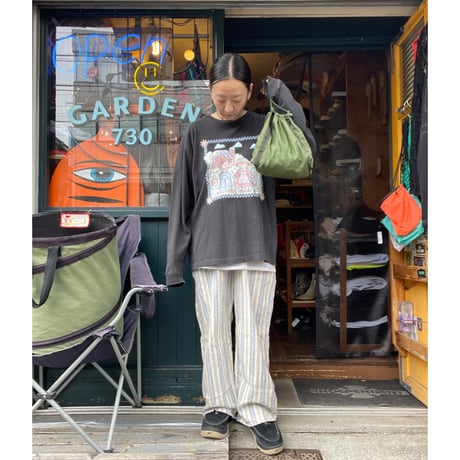 [USED] CUTE🖤 ファンシーBLACK ロンTee