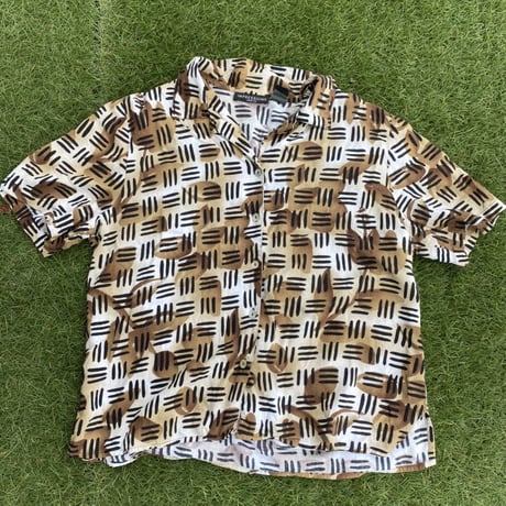 [USED] 総柄 レーヨン SHIRTS