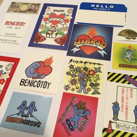 [BENICOTOY] ステッカーSET  (vol.2)