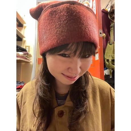 [USED] とんがりフリースキャップ