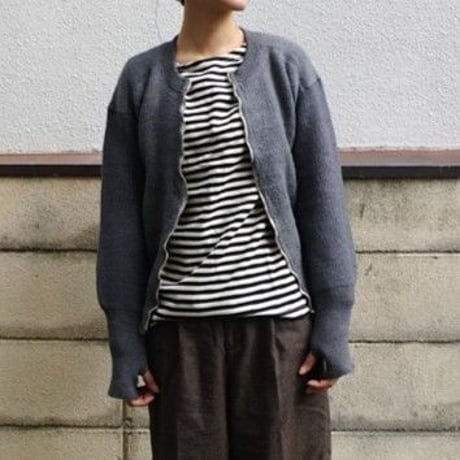 [USED] 指つき vintage ARMY ZIPカーディガン