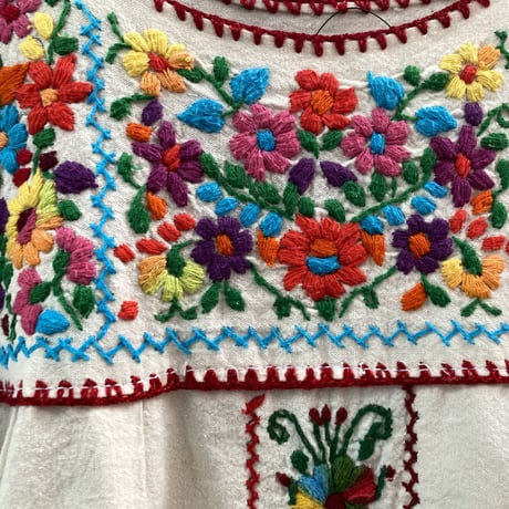 [USED] vintage メキシカン 刺繍チュニック