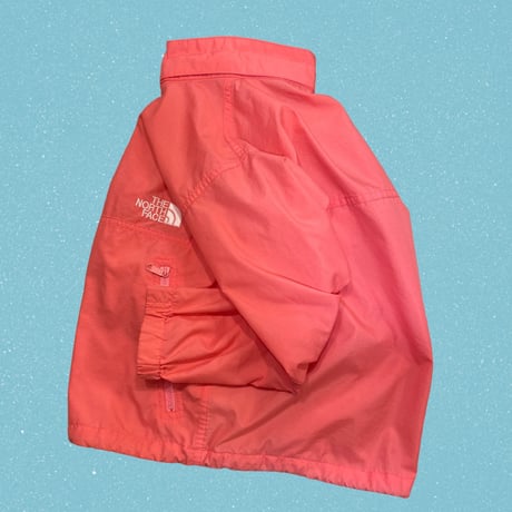 USED]THE NORTH FACE PINK NYLON JKT for KIDS♡