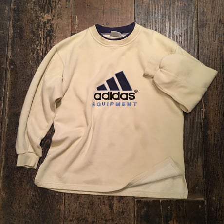 [USED] adidas クリーム色のBiG SWEAT