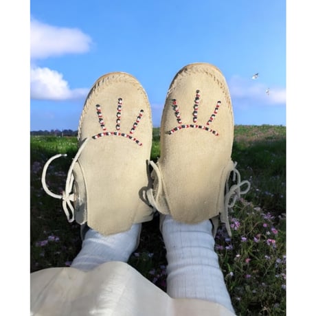[USED] ビーズ付きモカシン ♩(size６)