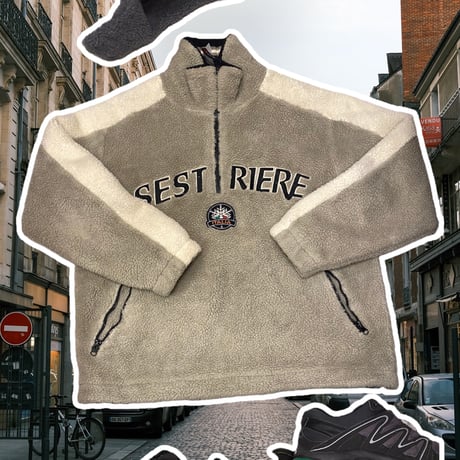 [USED]SESTRIERE ITARY 🇮🇹ハーフジップ ボアブルゾン