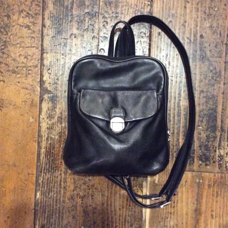 [USED] BLACK レザーリュック
