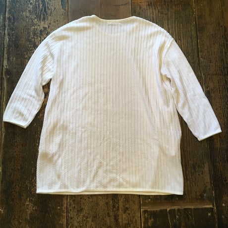 [USED] かる〜いTシャツみたいなリブニット
