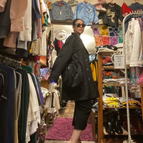 [USED]リブ SLIT BLACK スカート