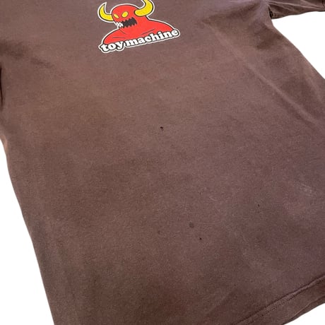 [USED] 2000's TOY MACHINE S/S Tee（Brown）