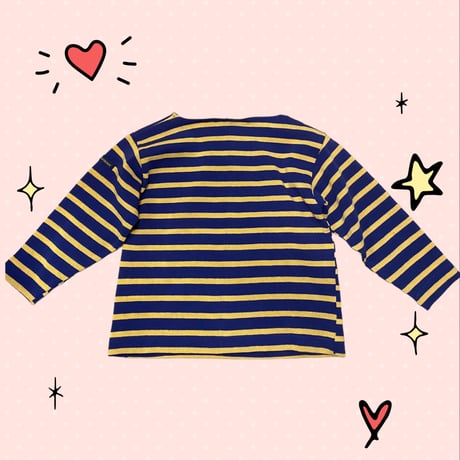[USED]  DEAD STOCK‼︎ Le minor KIDS SIZE♡ボーダーTee
