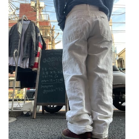 [USED]Lee White cottonパンツ