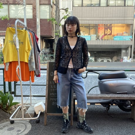 [USED] かぎ編み カーディガン