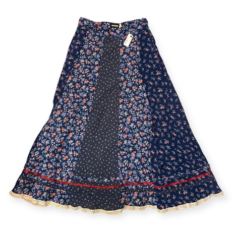 [USED] vintage 花柄 LONG SKIRT