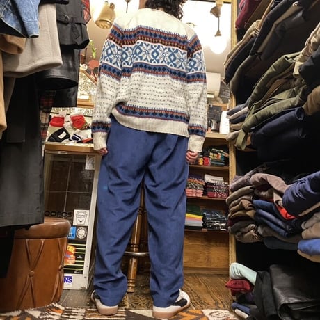 [USED] Fake SUEDE🫐イージーパンツ