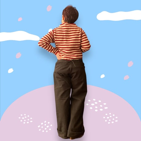 [USED] vintage セーラーPANTS（w33）