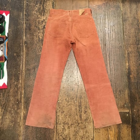 [USED] 70's Levi's オレンジ コーデュロイパンツ