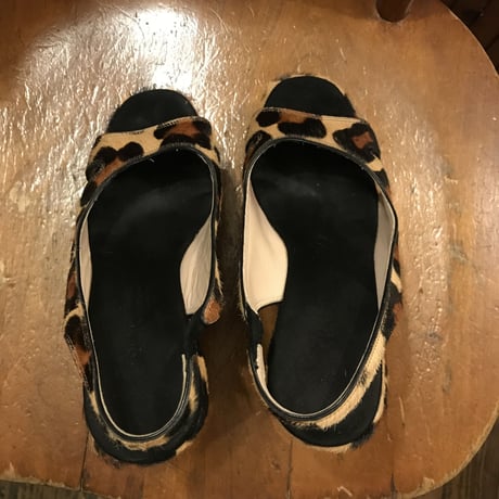 [USED] レオパード サンダル