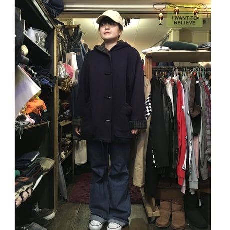 [USED] ダッフル風 woolコート