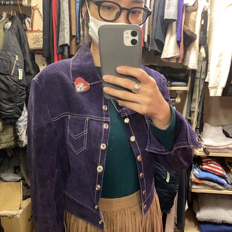 [USED] VINTAGE REAL SUEDE JACKET！