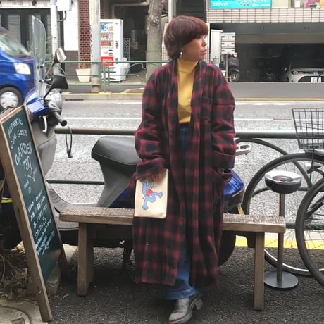 [USED]  LONG WOOLガウン