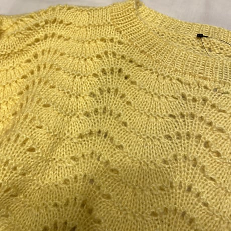 [USED]レモンカラーKNIT🍋