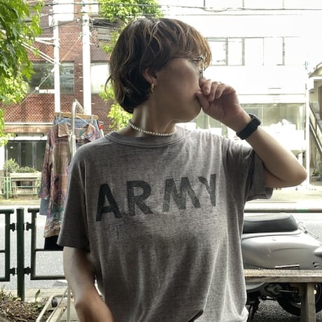 [USED] Vintage スケスケARMY Tee