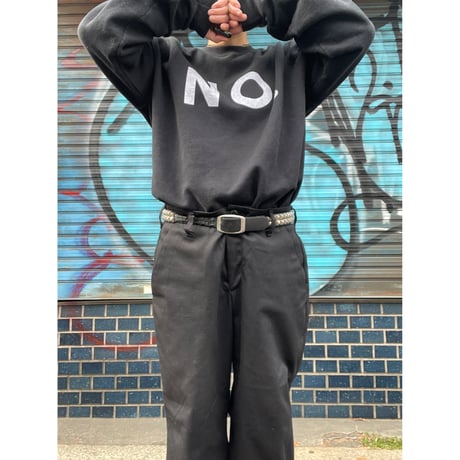 [USED]  "NO." GOOD PRINT SWEAT