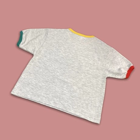 [Deadstock] ラスタカラー🌿リンガー Tee