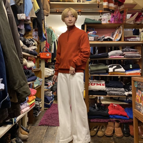 [USED] "Brooks Brothers" ハーフZIPニット！