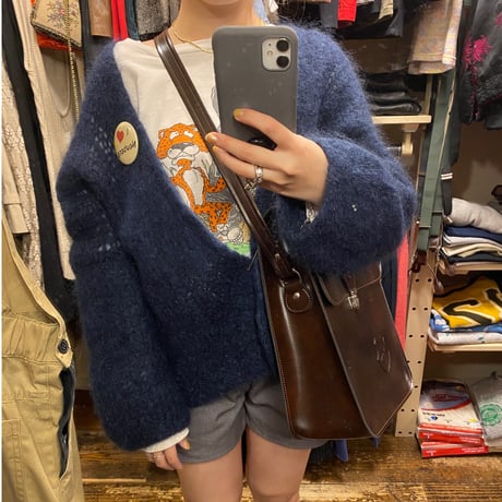 [USED]面白い形〜モヘアカーディガン🐐