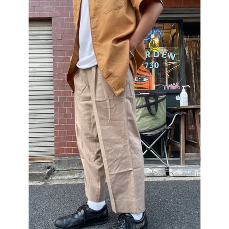 [USED] 3-Tuck LINEN PANTS