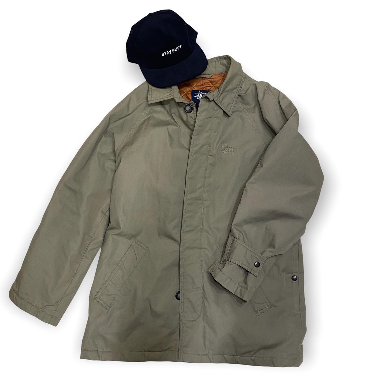 90's Stussy!ステンカラーのハーフコート | garden730 90's Stussy!ステンカラーのハーフコート | garden730