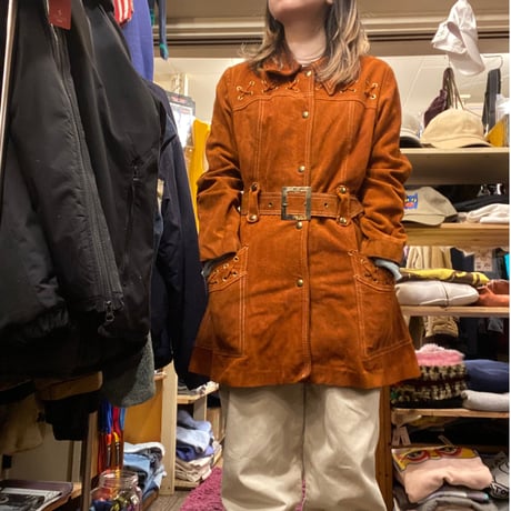 [USED]70's vintage スウェードコート