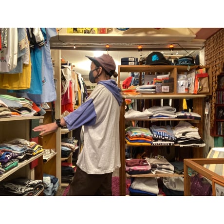 [USED] 重ね着風 Tee PARKA