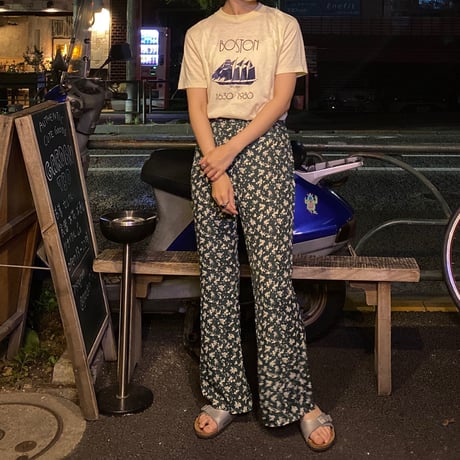 [USED] 小花柄フレアPANTS🌼