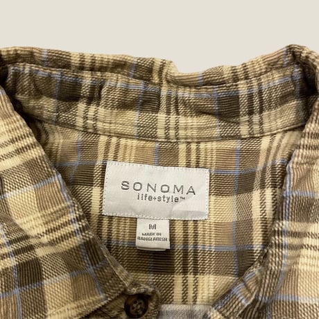 [USED] コーデュロイチェックSHIRT！
