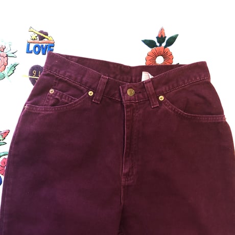 [USED]  Levis  カラーPANTS "SLIM" made in USA.