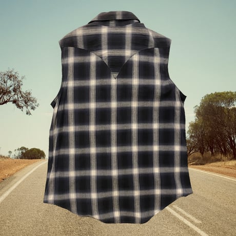 [USED] OLD ROCK MOUNT ノースリーブshirts made.in,USA